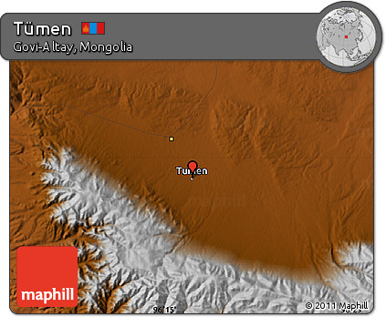 Physical Map of Tümen