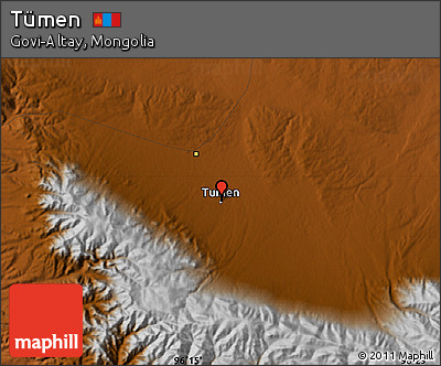 Physical Map of Tümen