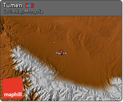 Physical Map of Tümen