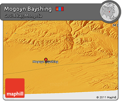 Political Panoramic Map of Mogoyn Bayshing