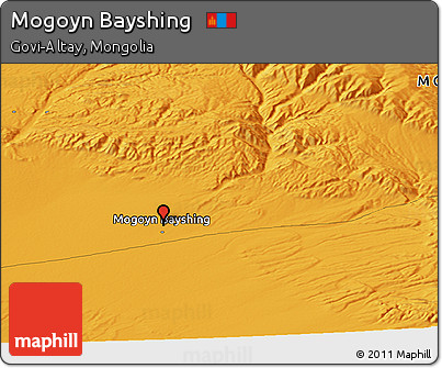 Political Panoramic Map of Mogoyn Bayshing