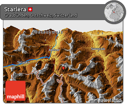 Physical 3D Map of Starlera
