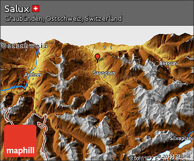 Physical 3D Map of Salux