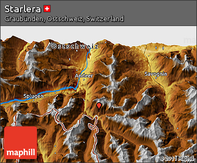 Physical 3D Map of Starlera