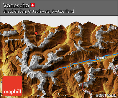 Physical 3D Map of Vanescha