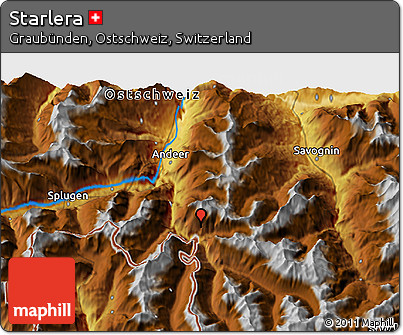 Physical 3D Map of Starlera