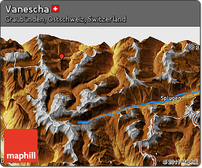 Physical 3D Map of Vanescha