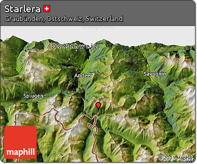 Satellite 3D Map of Starlera