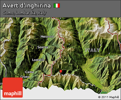 Satellite 3D Map of Avert D'Inghirina