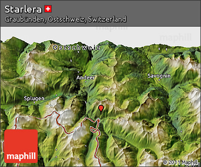 Satellite 3D Map of Starlera