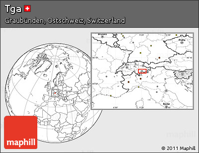 Blank Location Map of Tga