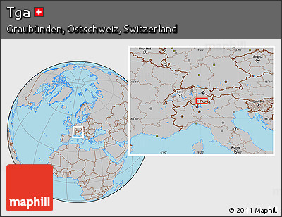 Gray Location Map of Tga