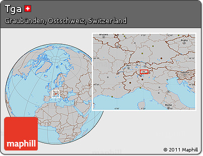 Gray Location Map of Tga