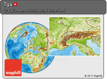Physical Location Map of Tga