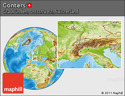 Physical Location Map of Conters