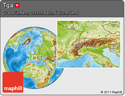 Physical Location Map of Tga