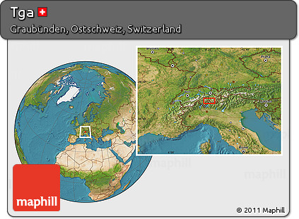 Satellite Location Map of Tga