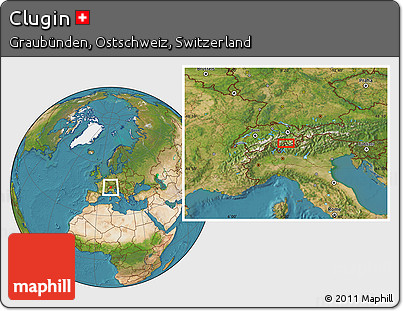 Satellite Location Map of Clugin
