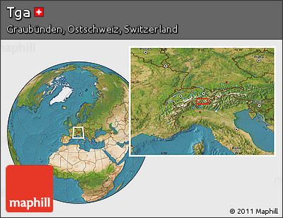 Satellite Location Map of Tga