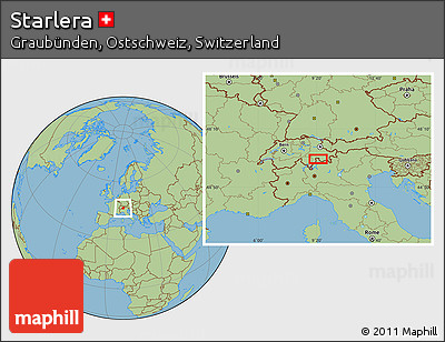 Savanna Style Location Map of Starlera