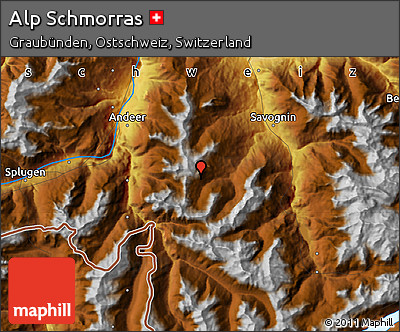 Physical Map of Alp Schmorras