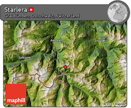 Satellite Map of Starlera