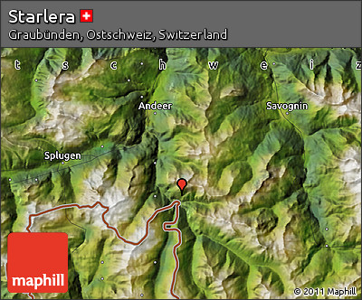 Satellite Map of Starlera