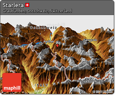 Physical Panoramic Map of Starlera
