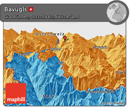 Political Panoramic Map of Bavugls