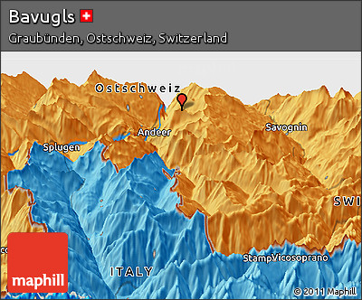 Political Panoramic Map of Bavugls