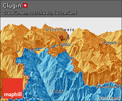 Political Panoramic Map of Clugin