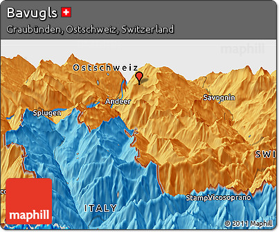 Political Panoramic Map of Bavugls