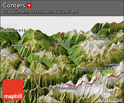 Satellite Panoramic Map of Conters