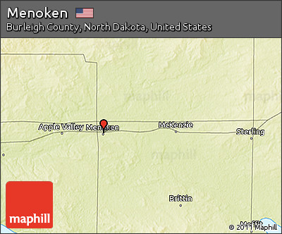 Physical 3D Map of Menoken
