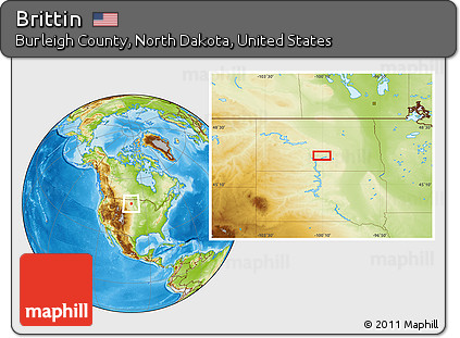 Physical Location Map of Brittin