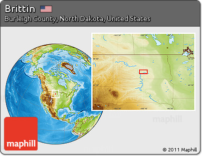 Physical Location Map of Brittin