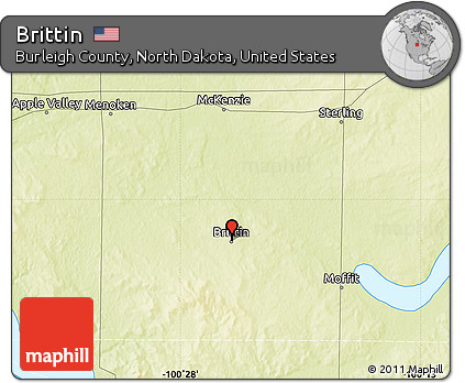 Physical Map of Brittin