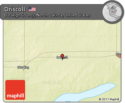 Physical Map of Driscoll