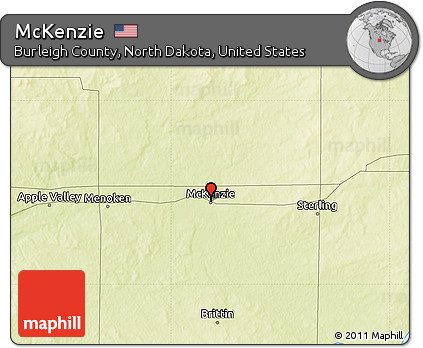 Physical Map of McKenzie