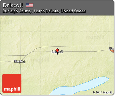 Physical Map of Driscoll