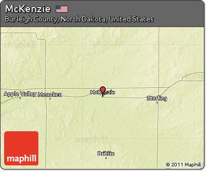 Physical Map of McKenzie