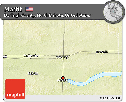 Physical Panoramic Map of Moffit