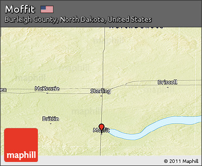 Physical Panoramic Map of Moffit
