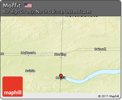Physical Panoramic Map of Moffit