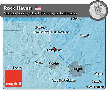 Political Map of Rock Haven