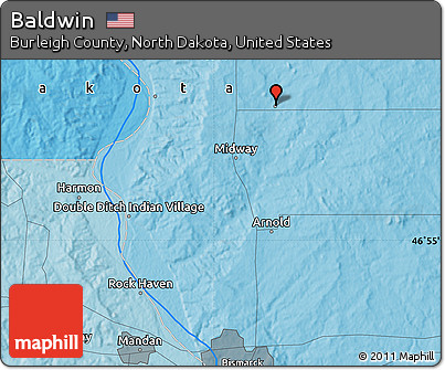 Political Map of Baldwin