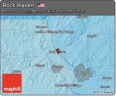 Political Map of Rock Haven