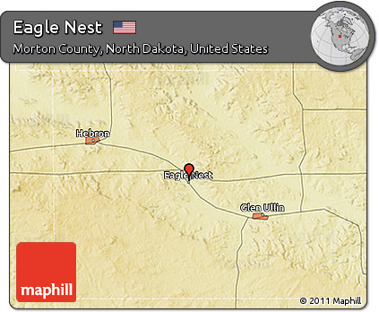 Physical 3D Map of Eagle Nest