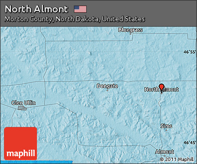 Political Map of North Almont