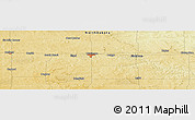 Physical Panoramic Map of the area around 46° 51' 18" N, 102° 46' 30" W
